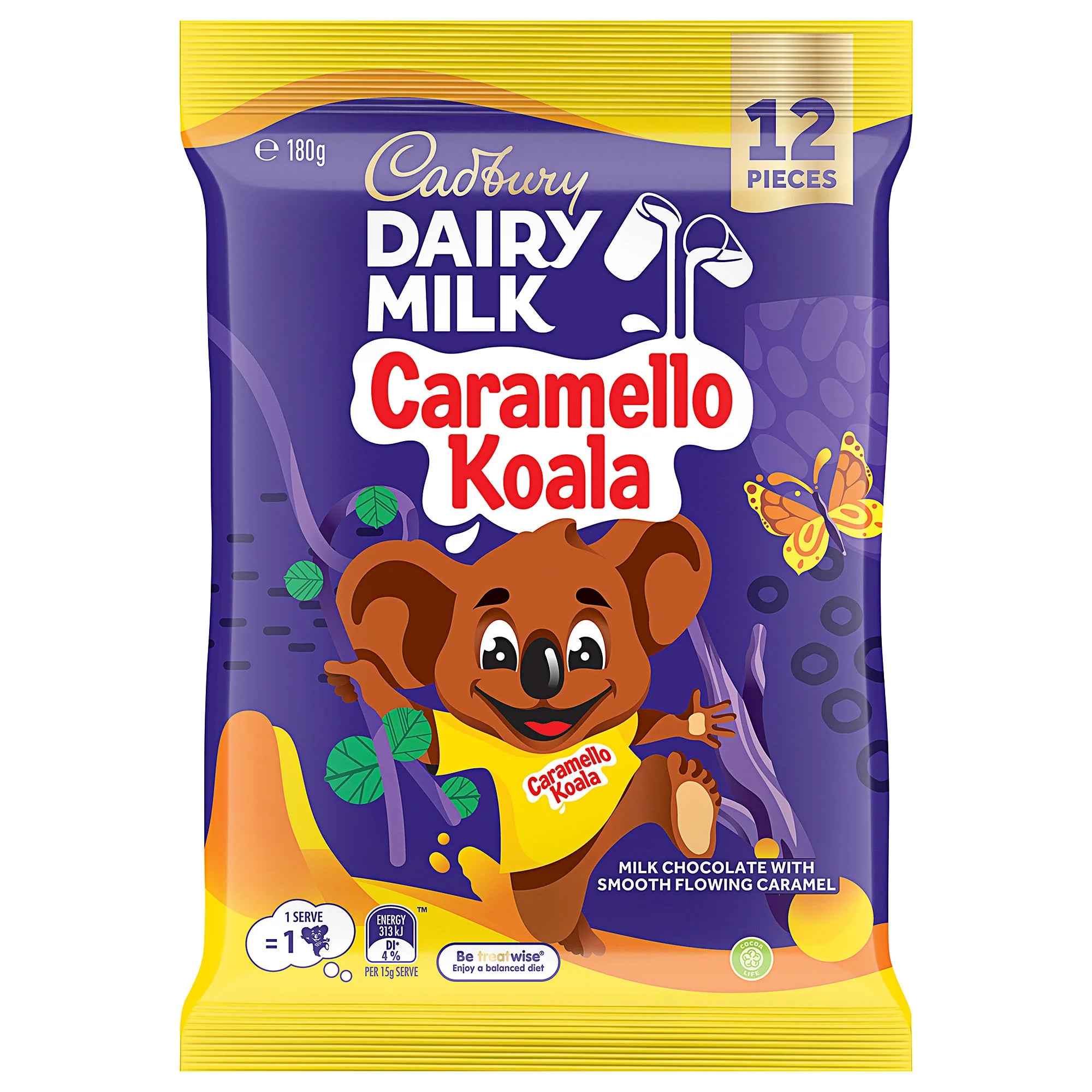 Cadbury Caramello Koala (12 Pack, 180g)